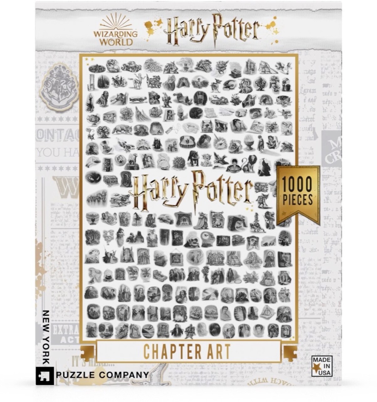 New York Puzzle Company Chapter Art 1000 Piece Piece Jigsaw Puzzle